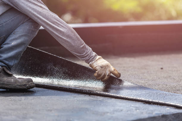Professional Waterproofing technician working in Kingsville, MD